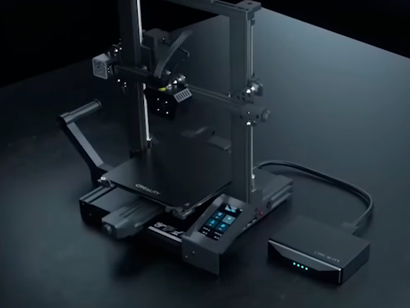 Wifi Creality Box 1.0 ligada a uma impressora 3D